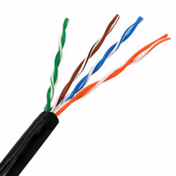 AISENS A133-0212, 100 m, Cat5e, U/UTP (UTP), RJ-45, Nero