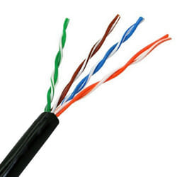 AISENS A133-0212 cavo di rete Nero 100 m Cat5e U/UTP (UTP)