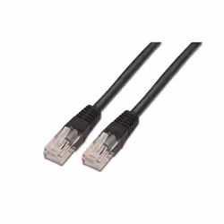 AISENS A135-0257, 0,5 m, Cat6, U/UTP (UTP), RJ-45, RJ-45, Nero