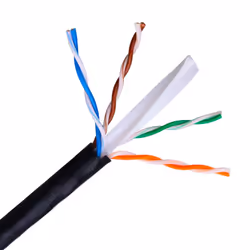 AISENS A135-0263, 100 m, Cat6, U/UTP (UTP), Nero