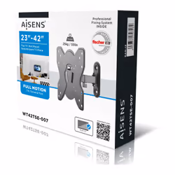 AISENS WT42TSE-007 Supporto TV a parete 42" Nero - Vista aggiuntiva 6