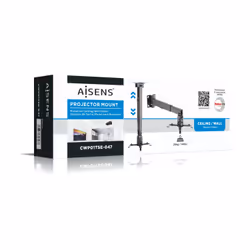 AISENS CWP01TSE-047 supporto per proiettore Muro/Soffitto Nero - Vista aggiuntiva 8