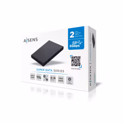 AISENS ASE-2530B contenitore di unità di archiviazione Custodia per Disco Rigido (HDD) Nero 2.5" - Vista aggiuntiva 4