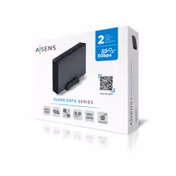 AISENS ASE-3530B contenitore di unità di archiviazione Custodia per Disco Rigido (HDD) Nero 3.5" - Vista aggiuntiva 4