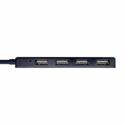 AISENS A104-0402 hub di interfaccia USB 2.0 480 Mbit/s Nero