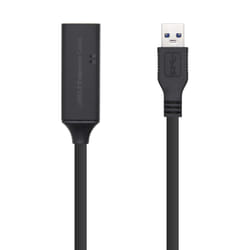 AISENS A105-0409 cavo USB USB 3.2 Gen 1 (3.1 Gen 1) 15 m USB A Nero