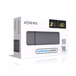 AISENS ASM2-002G contenitore di unità di archiviazione Box esterno SSD Grigio M.2 - Vista aggiuntiva 4