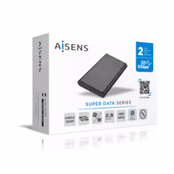 AISENS ASE-2525B contenitore di unità di archiviazione Box esterno SSD Nero 2.5" - Vista aggiuntiva 4