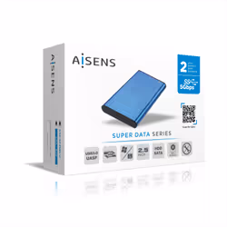 AISENS ASE-2525BLU contenitore di unità di archiviazione Box esterno SSD Blu 2.5" - Vista aggiuntiva 4