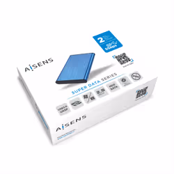 AISENS ASE-2525BLU contenitore di unità di archiviazione Box esterno SSD Blu 2.5" - Vista aggiuntiva 6