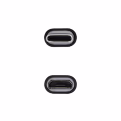 AISENS A108-0414 adattatore per inversione del genere dei cavi USB C Micro-USB B Nero