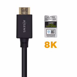 AISENS A150-0420 cavo HDMI 0,5 m HDMI tipo A (Standard) Nero