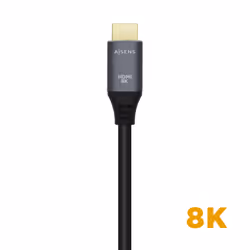 AISENS A150-0426 cavo HDMI 1 m HDMI tipo A (Standard) Nero, Grigio - Vista aggiuntiva 4