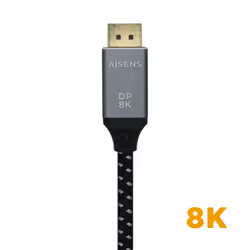 AISENS A149-0436 cavo DisplayPort 1,5 m Nero, Grigio - Vista aggiuntiva 4