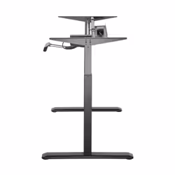 AISENS DF01B-079 struttura verticale per scrivania Elettrico 2 gamba/gambe Nero - Vista aggiuntiva 5