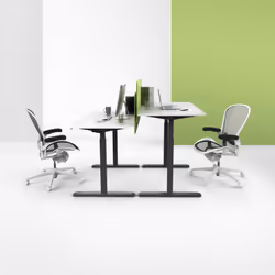 AISENS DF01B-079 struttura verticale per scrivania Elettrico 2 gamba/gambe Nero - Vista aggiuntiva 7