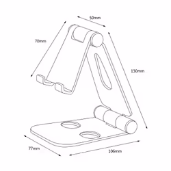 AISENS MS2PXL-096 supporto per personal communication Supporto passivo Tablet/UMPC Nero - Vista aggiuntiva 6