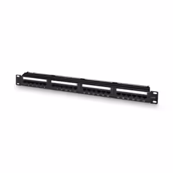 AISENS A141-0509, RJ 45, Cat6, U/UTP (UTP), 22/23/24/26, Nero, Montaggio a rack