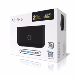 AISENS ASDS-D01B contenitore di unità di archiviazione Box esterno HDD/SSD Nero 2.5/3.5" - Vista aggiuntiva 5