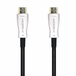 AISENS A148-0377, 15 m, HDMI tipo A (Standard), HDMI tipo A (Standard), Compatibilità 3D, 18 Gbit/s, Nero