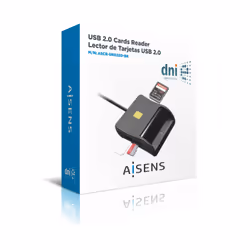 AISENS ASCR-SN02SD-BK lettore di controllo di accesso Lettore di controllo accessi USB Nero - Vista aggiuntiva 4