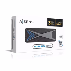 AISENS ASM2-RGB013B contenitore di unità di archiviazione Box esterno SSD Nero M.2 - Vista aggiuntiva 5