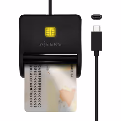 AISENS ASCR-SN03C-BK lettore di controllo di accesso Lettore di controllo accessi USB Nero - Vista aggiuntiva 5