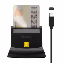 AISENS ASCR-SN04CSD-BK lettore di controllo di accesso Lettore di controllo accessi USB Nero - Vista aggiuntiva 5