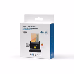 AISENS ASCR-SN04CSD-BK lettore di controllo di accesso Lettore di controllo accessi USB Nero - Vista aggiuntiva 7