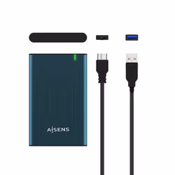 AISENS ASE-2525PB contenitore di unità di archiviazione Custodia per Disco Rigido (HDD) Blu marino 2.5" - Vista aggiuntiva 5