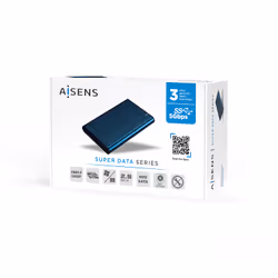 AISENS ASE-2525PB contenitore di unità di archiviazione Custodia per Disco Rigido (HDD) Blu marino 2.5" - Vista aggiuntiva 7