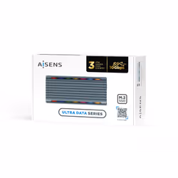 AISENS ASM2-RGB011GR contenitore di unità di archiviazione Box esterno SSD Grigio M.2 - Vista aggiuntiva 7