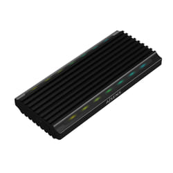 AISENS ASM2-RGB012B contenitore di unità di archiviazione Box esterno SSD Nero M.2