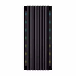 AISENS ASM2-RGB012B contenitore di unità di archiviazione Box esterno SSD Nero M.2