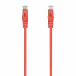 AISENS A145-0558, 0,5 m, Cat6a, U/UTP (UTP), RJ-45, RJ-45, Rosso