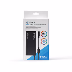 AISENS ASLC-90WAUTO-BK adattatore e invertitore Interno 90 W Nero - Vista aggiuntiva 6