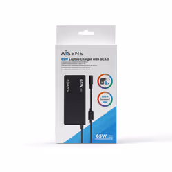 AISENS ASLC-65WAUTO-BK adattatore e invertitore Interno 65 W Nero - Vista aggiuntiva 6