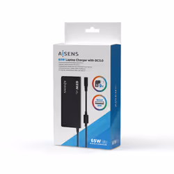 AISENS ASLC-65WAUTO-BK adattatore e invertitore Interno 65 W Nero - Vista aggiuntiva 7