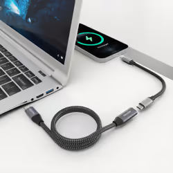 AISENS A107-0636 cavo USB USB 3.2 Gen 2x2 2 m USB C Grigio - Vista aggiuntiva 4