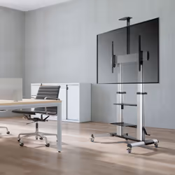 AISENS FT100TE-125 Supporto per display espositivi 2,54 m (100") Nero, Argento - Vista aggiuntiva 5