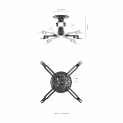 AISENS CP03TSR-127 supporto per proiettore Soffitto Nero - Vista aggiuntiva 4