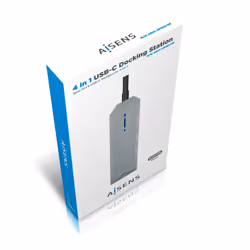 AISENS ASUC-4P002-GR replicatore di porte e docking station per laptop Cablato USB 3.2 Gen 1 (3.1 Gen 1) Type-C Grigio - Vista aggiuntiva 6