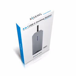 AISENS ASUC-8P004-GR replicatore di porte e docking station per laptop Cablato USB 3.2 Gen 1 (3.1 Gen 1) Type-C Grigio - Vista aggiuntiva 7