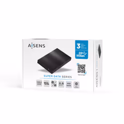 AISENS ASE-2523B contenitore di unità di archiviazione Custodia per Disco Rigido (HDD) Nero 2.5" - Vista aggiuntiva 5