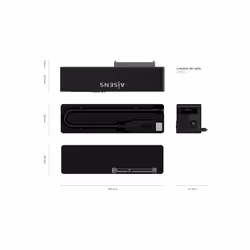 AISENS ASE-35C02B contenitore di unità di archiviazione Box esterno HDD/SSD Nero 2.5/3.5" - Vista aggiuntiva 4