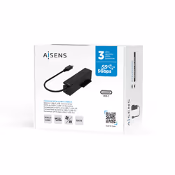 AISENS ASE-35C02B contenitore di unità di archiviazione Box esterno HDD/SSD Nero 2.5/3.5" - Vista aggiuntiva 6