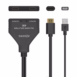 AISENS A123-0654 ripartitore video HDMI 2x HDMI - Vista aggiuntiva 5