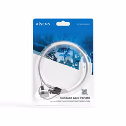 AISENS ASLK-D40K02-SL cavo di sicurezza Argento 1,5 m - Vista aggiuntiva 5