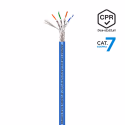 AISENS A146-0666 cavo di rete Blu 500 m Cat7 SF/UTP (S-FTP)