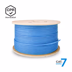 AISENS A146-0666 cavo di rete Blu 500 m Cat7 SF/UTP (S-FTP)